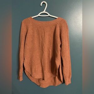 SheIn oversized sweater, u neck sweater for women size medium